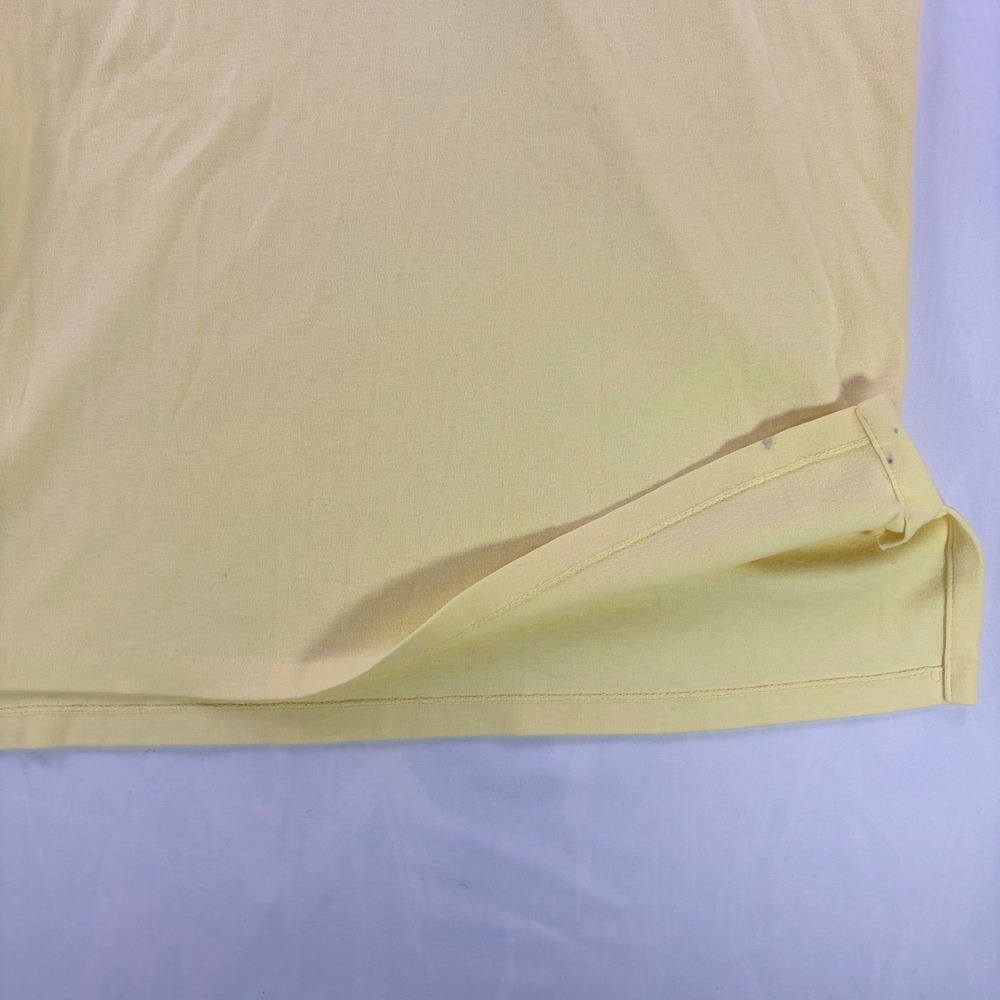 Vintage Polo Ralph Lauren Polo Shirt Mens Large Yellow USA Cotton Classic - Picture 5 of 11